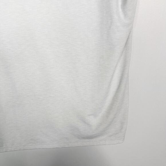 Athleta Small Gray Essence Mesh Wanderlust Hybrid Tee Short Sleeve Crew Neck - Picture 4 of 7